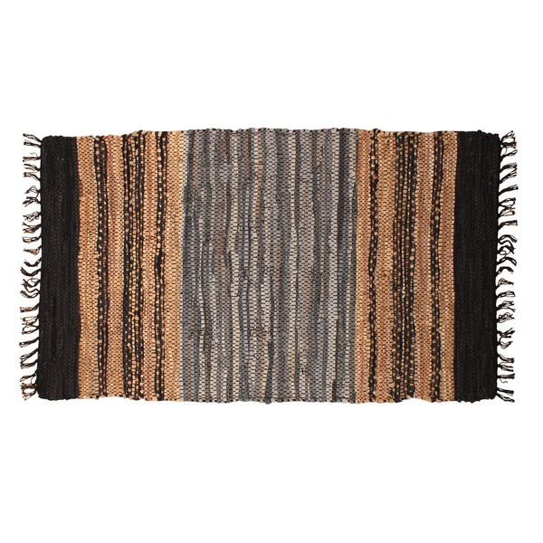 Wilton Tapijt - Leer 90x60