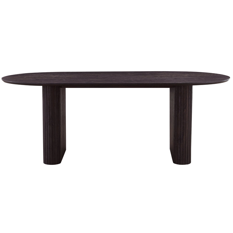 Amelia eettafel in gerookt eikenlook, 200 x 100 cm