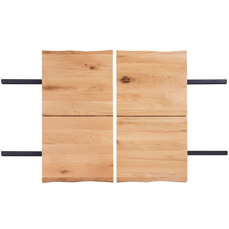 Susan/Molly/Esther - Extra Platen (2 Stuks) Voor Eikenhouten Tafelblad - Geolied Eikenhout