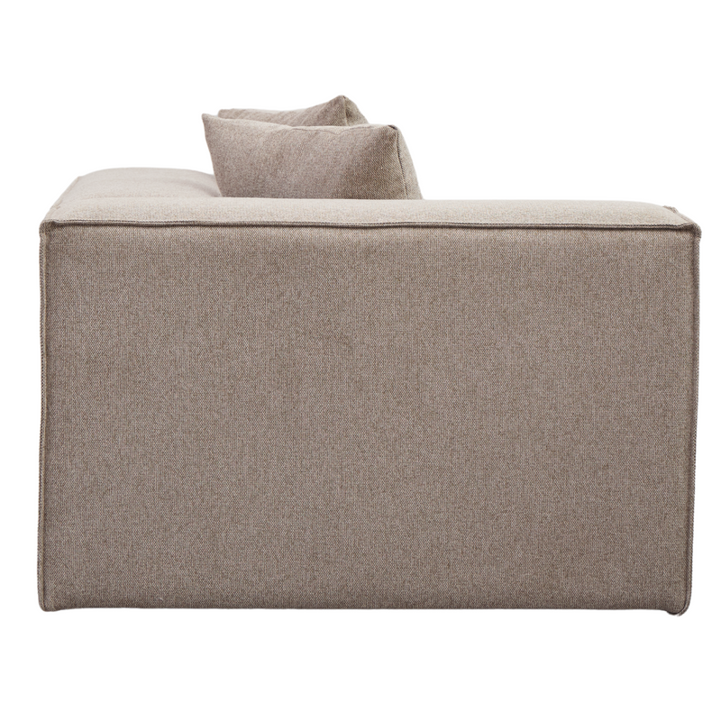 Hailey hoekmodule in zand L: 100 x D: 100 x H: 65 cm