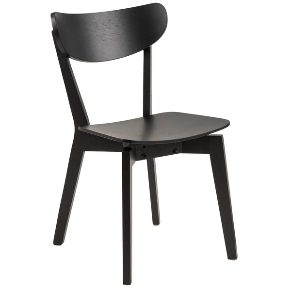 Rickie Eetkamerstoel - Zwart Eikenhouten stoel