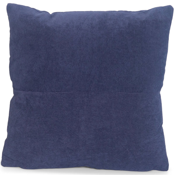 Ellen sierkussen - Blauw fluweel 45x45 cm
