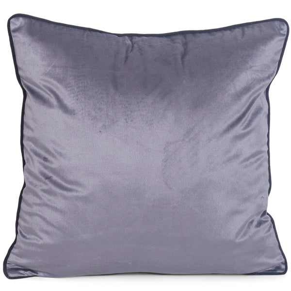 Gabi decoratief kussen - Zilvergrijs fluweel 45x45 cm