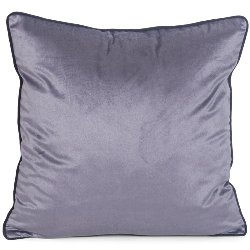 Gabi decoratief kussen - Zilvergrijs fluweel 45x45 cm