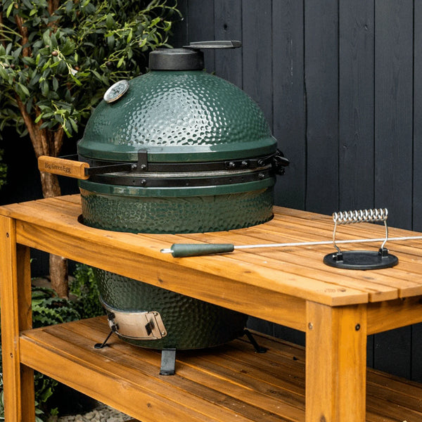 Actie Pakket : Large Big Green Egg in Acacia Tafel