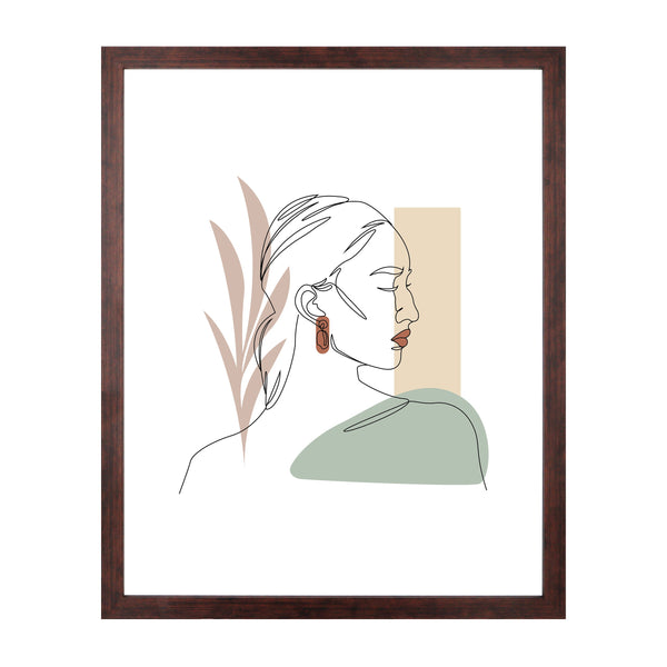 Lea - fotolijst 40*50 cm gerookt hout