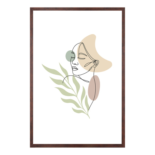 Lea - fotolijst 60*90 cm gerookt hout
