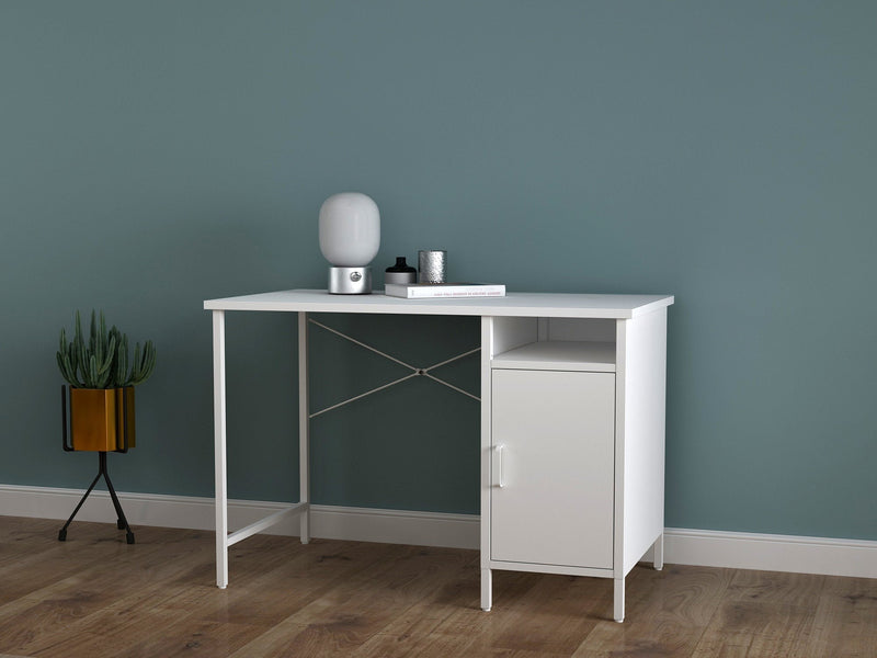 Marton bureau met kast - Wit