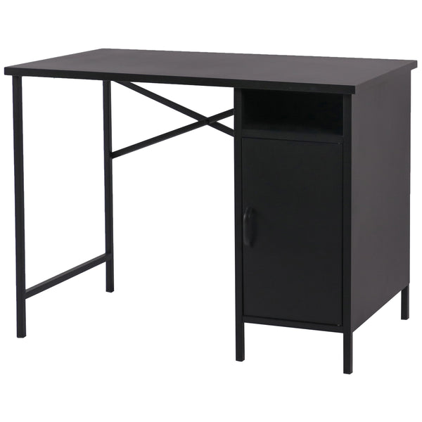 Marton bureau met kast - Zwart