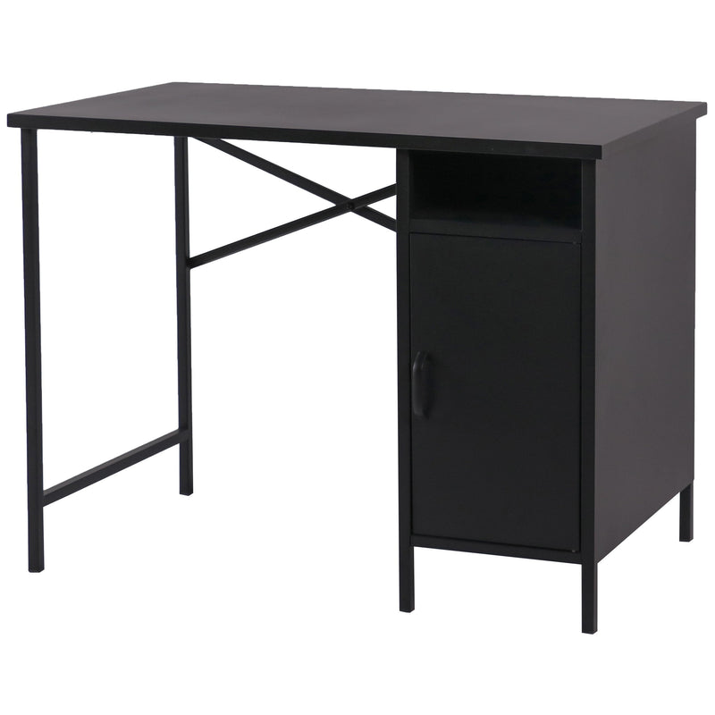 Marton bureau met kast - Zwart
